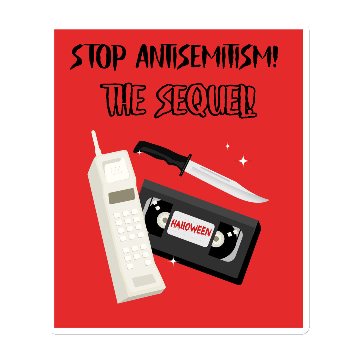 Horror Movie | Antisemitism | Die-Cut Magnet Jouparty