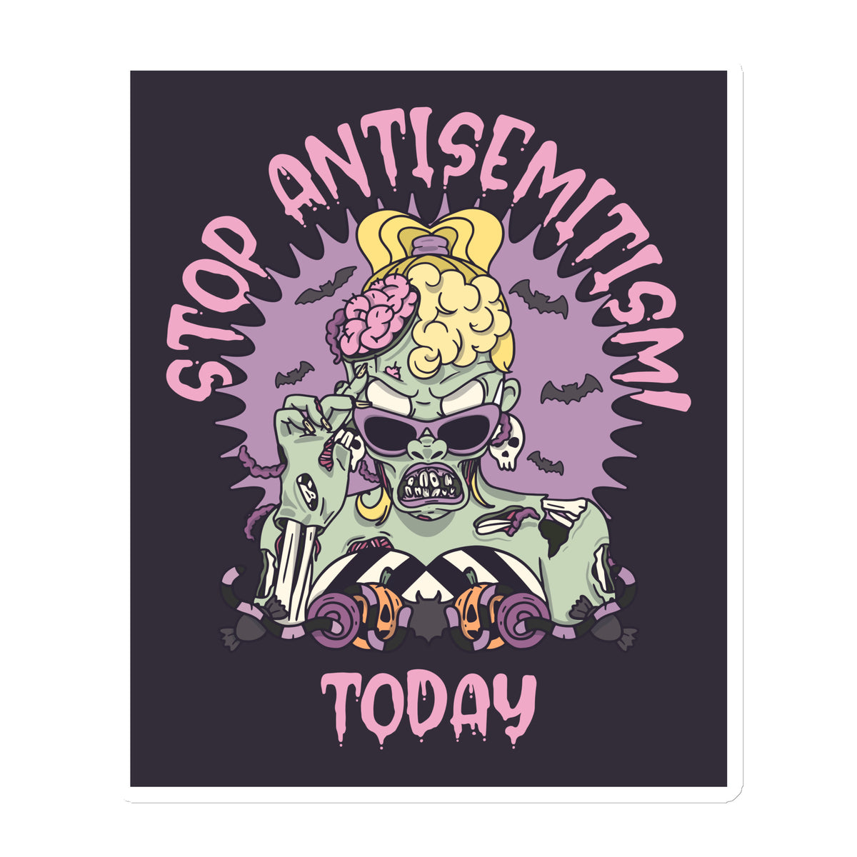 Horror Movie | Antisemitism | Die-Cut Magnet Jouparty