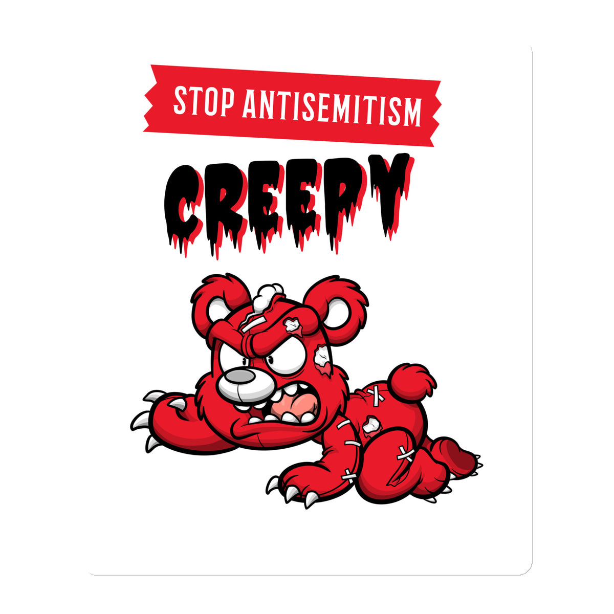 Horror Movie | Antisemitism | Die-Cut Magnet Jouparty