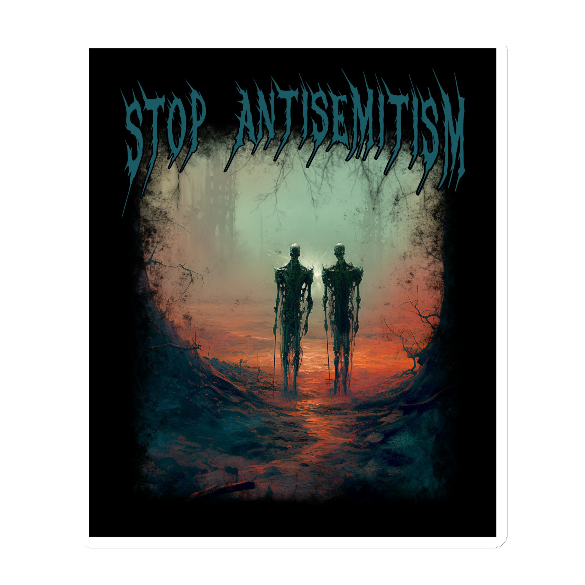 Horror Movie | Antisemitism | Die-Cut Magnet Jouparty