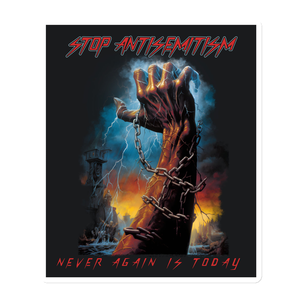 Horror Movie | Antisemitism | Die-Cut Magnet Jouparty