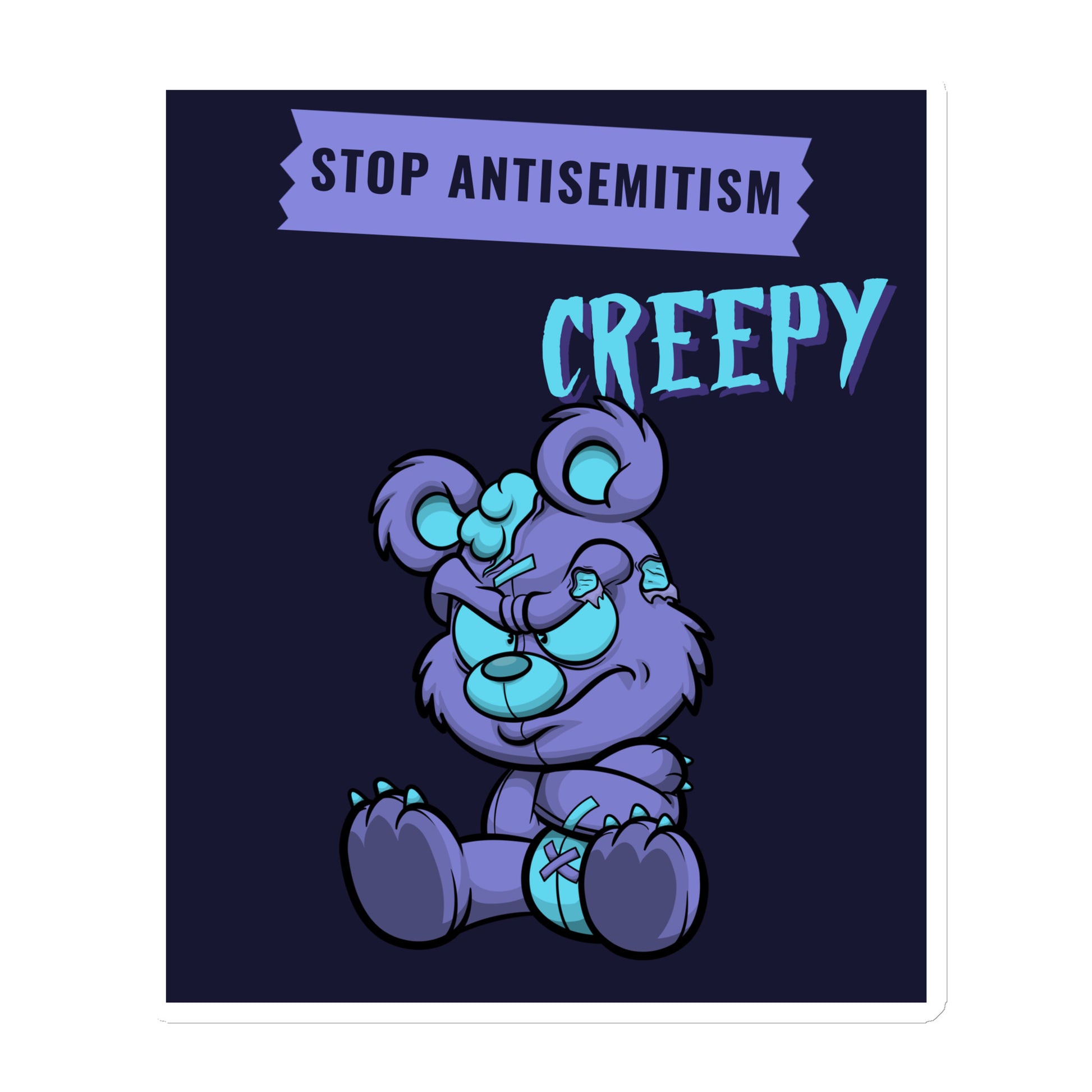 Horror Movie | Antisemitism | Die-Cut Magnet Jouparty