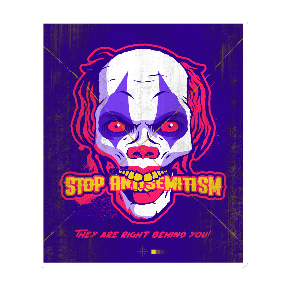 Horror Movie | Antisemitism | Die-Cut Magnet Jouparty