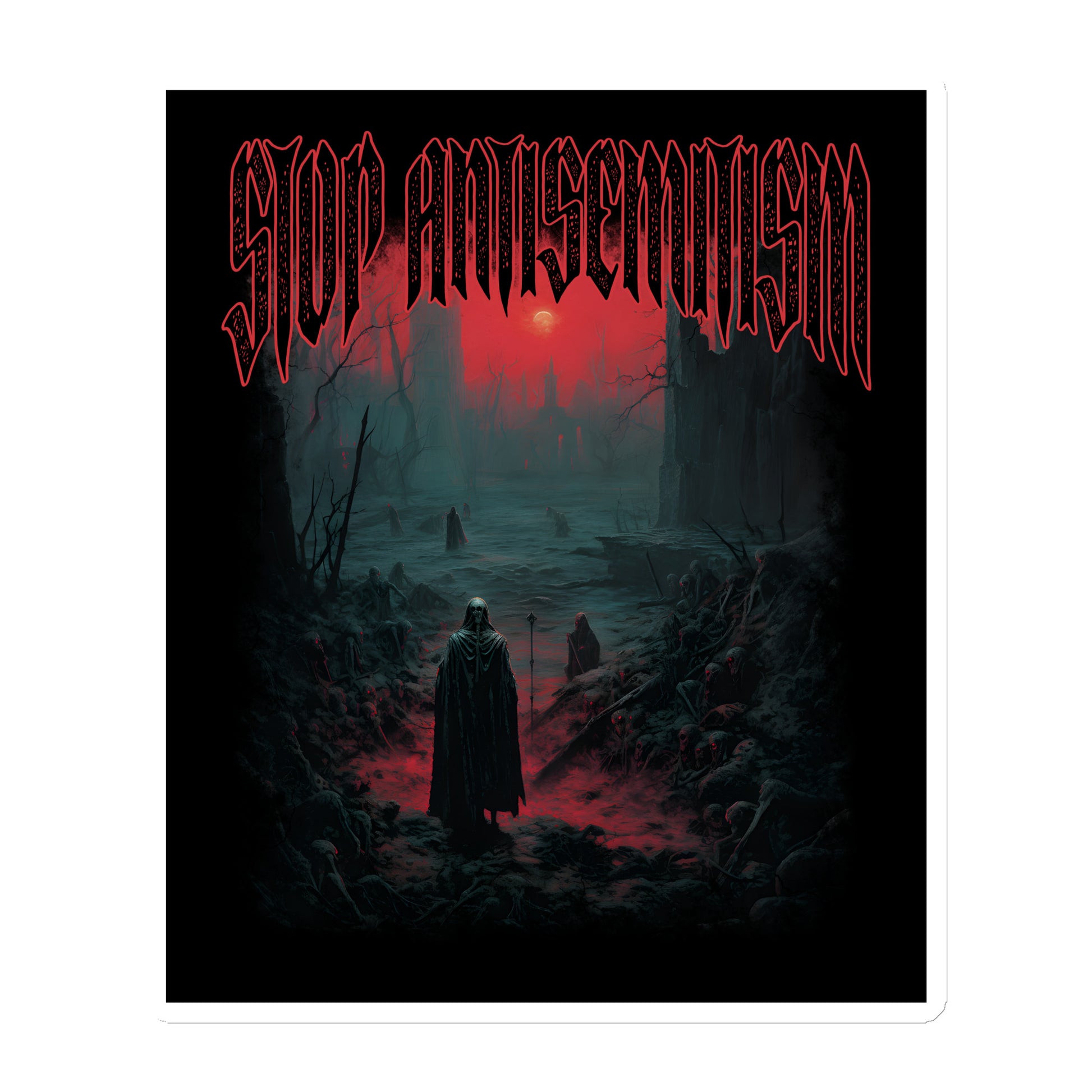 Horror Movie | Antisemitism | Die-Cut Magnet Jouparty