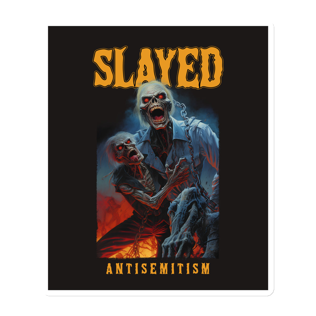 Horror Movie | Antisemitism | Die-Cut Magnet Jouparty