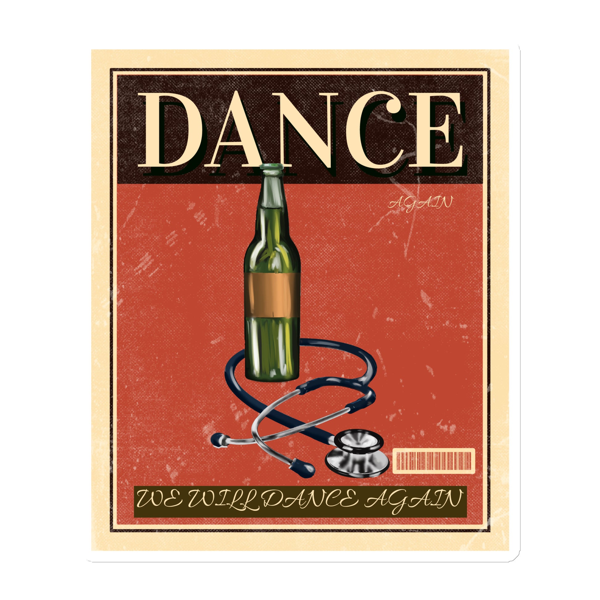 We Will Dance Again | Die-Cut Magnet Jouparty