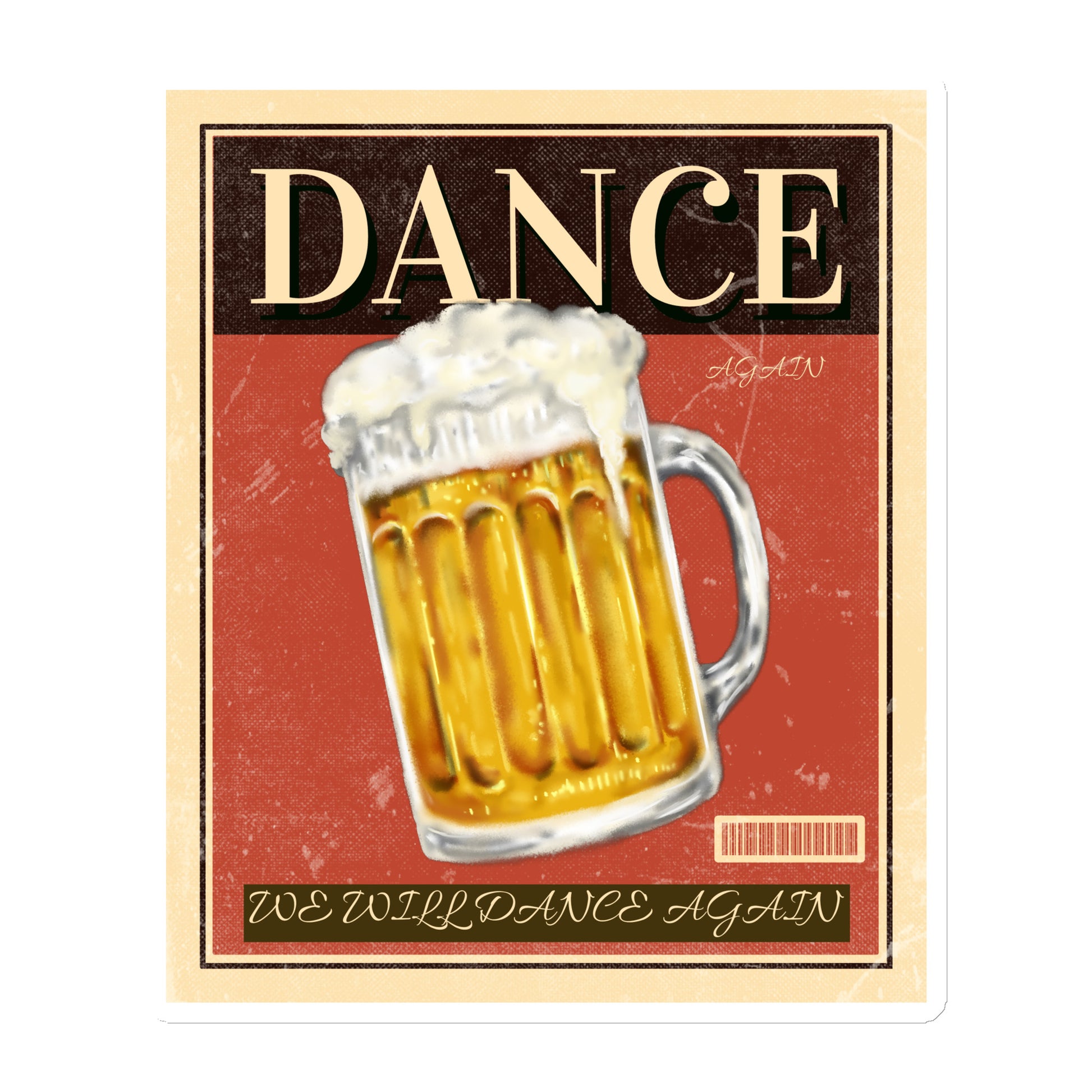 We Will Dance Again | Die-Cut Magnet Jouparty