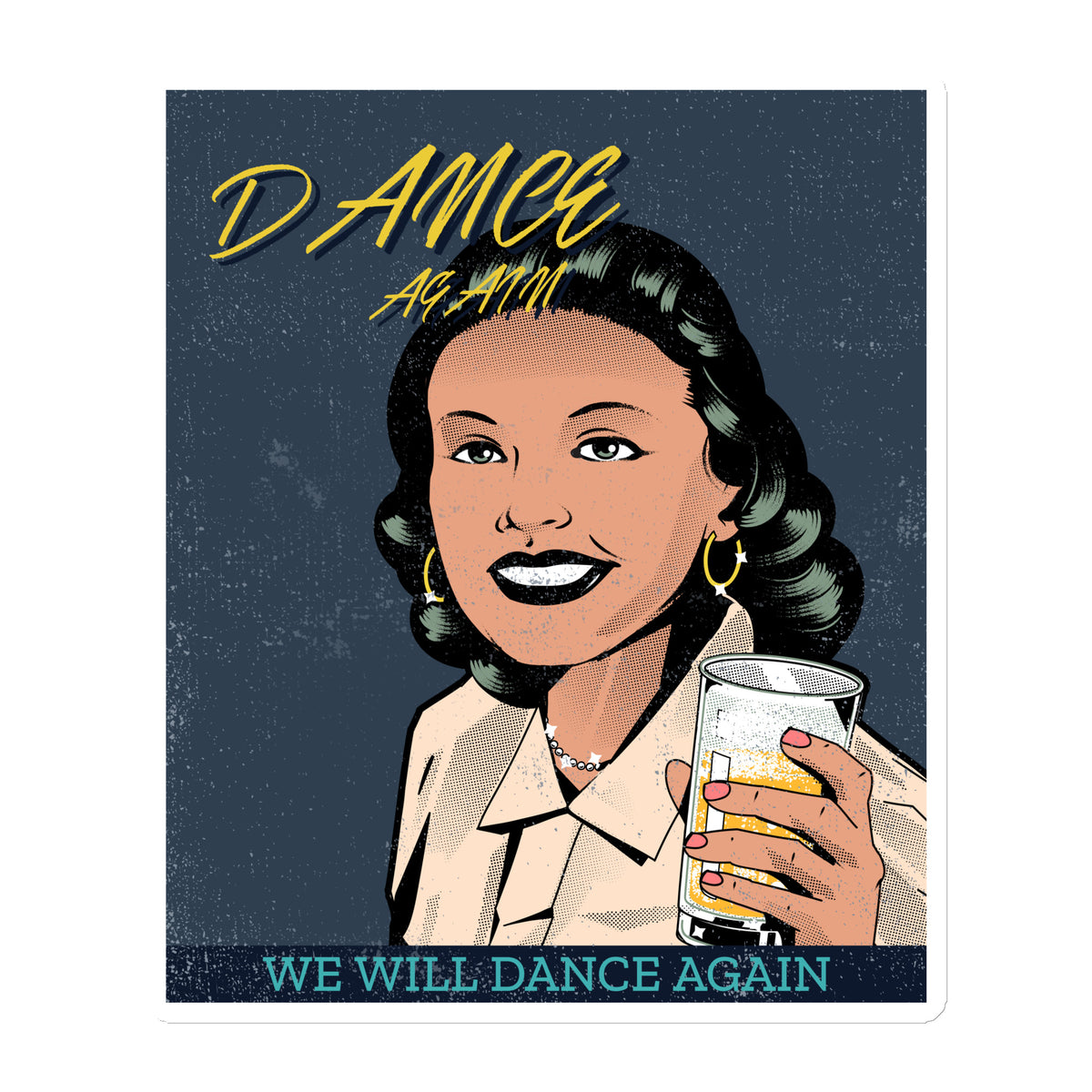 We Will Dance Again | Die-Cut Magnet Jouparty
