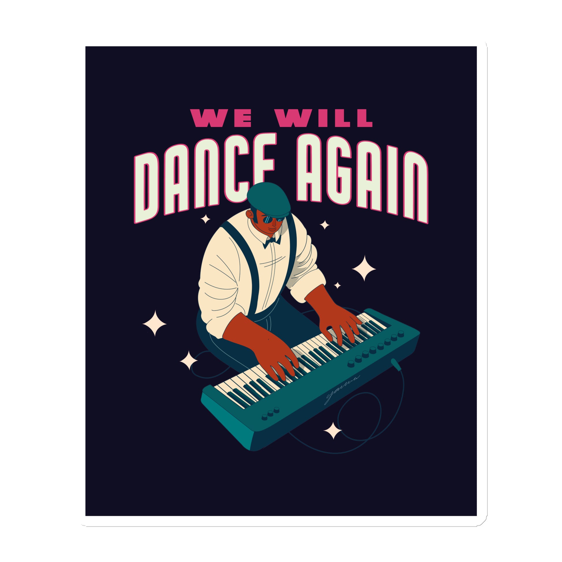 We Will Dance Again | Die-Cut Magnet Jouparty