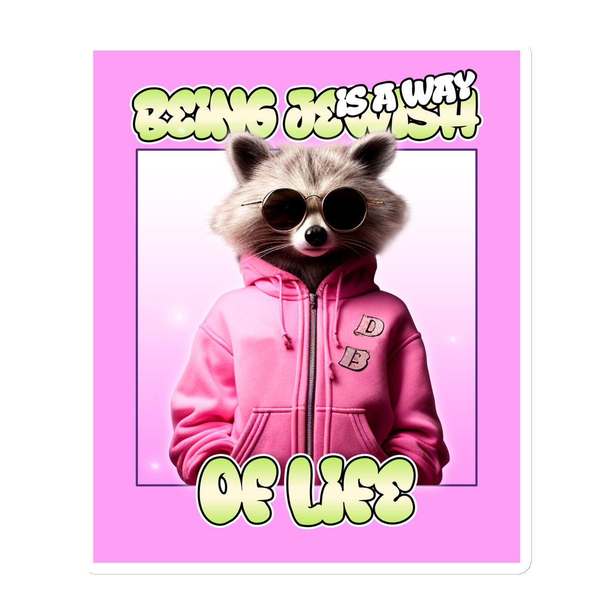 Mr Racoon | Die-Cut Magnet Jouparty