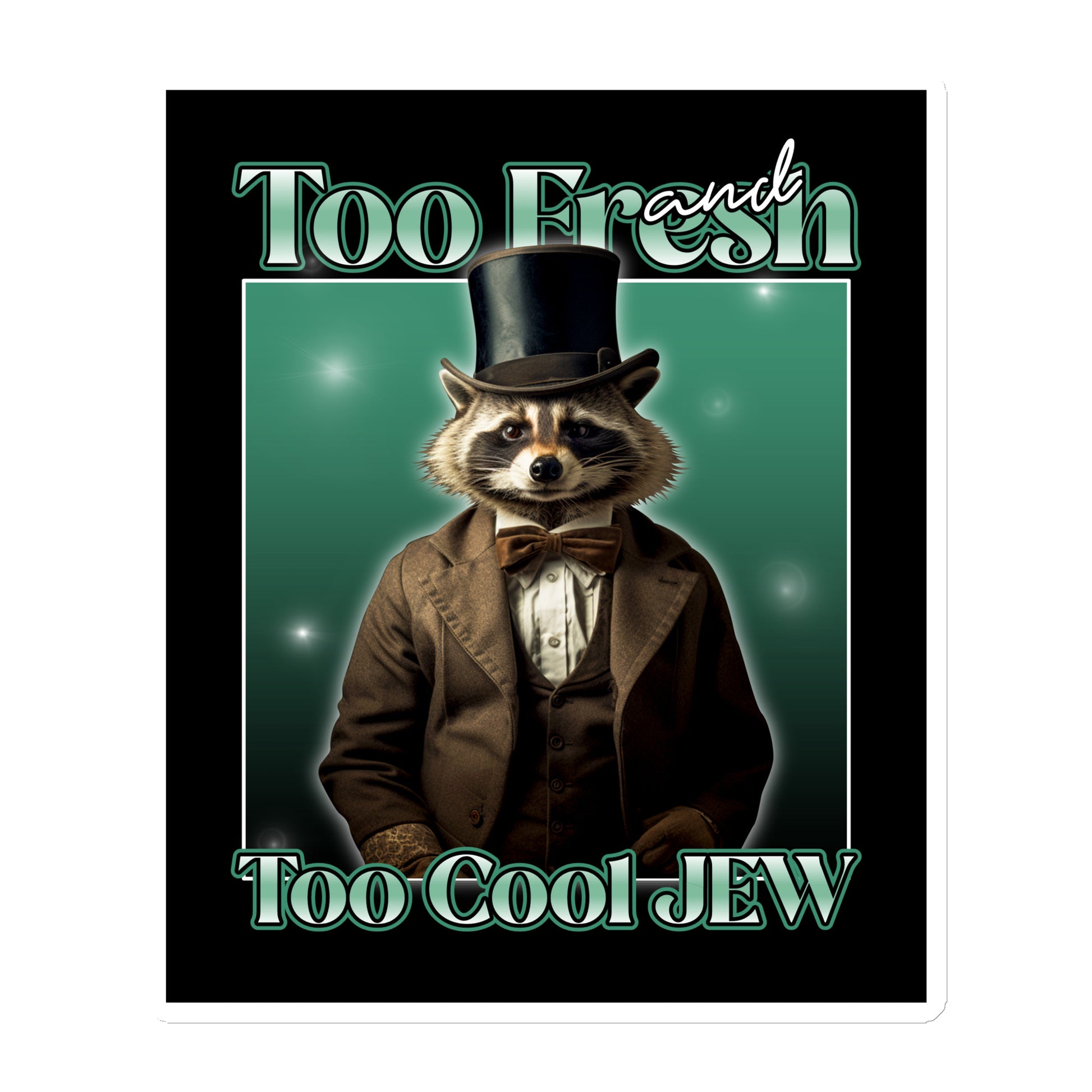 Mr Racoon | Die-Cut Magnet Jouparty