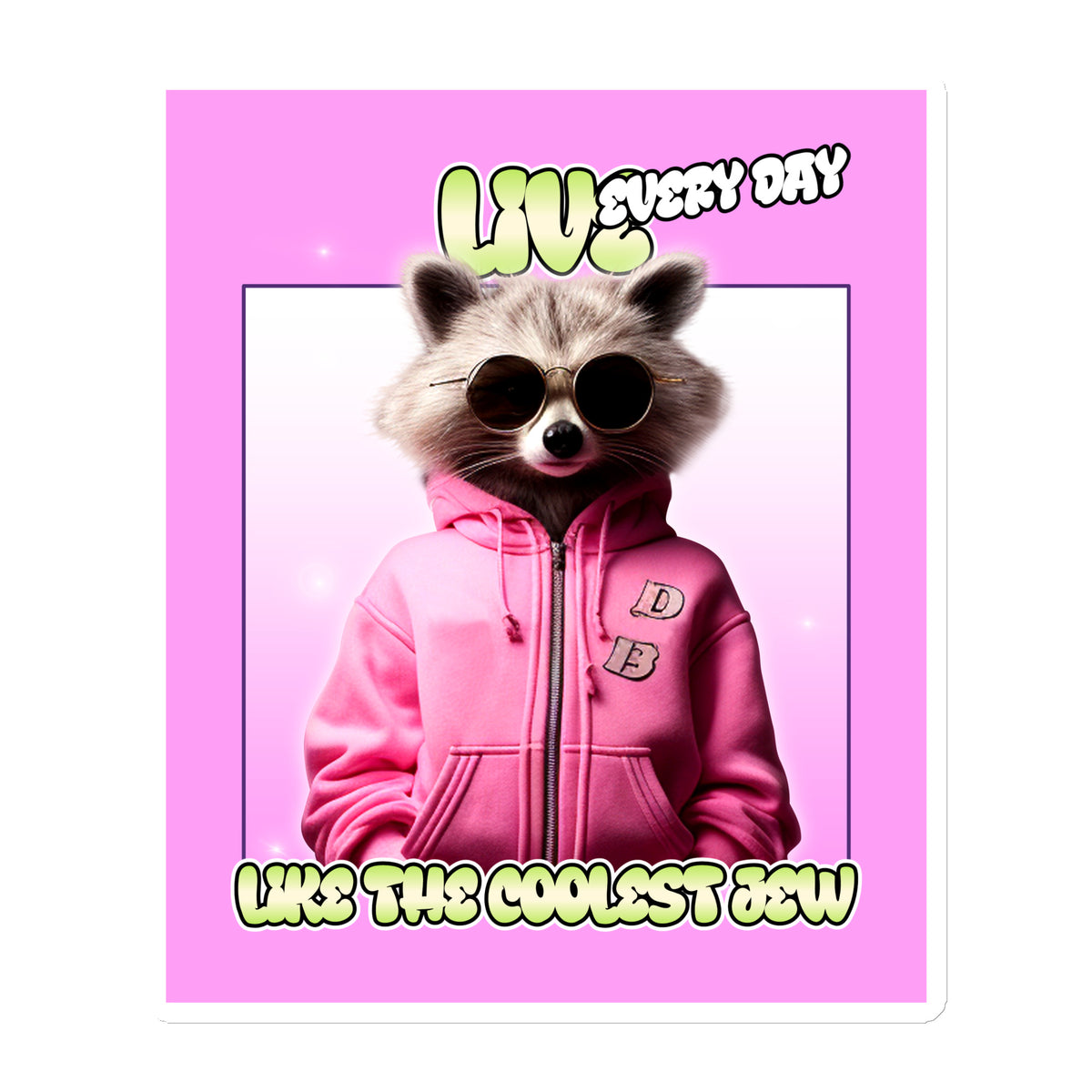 Mr Racoon | Die-Cut Magnet Jouparty