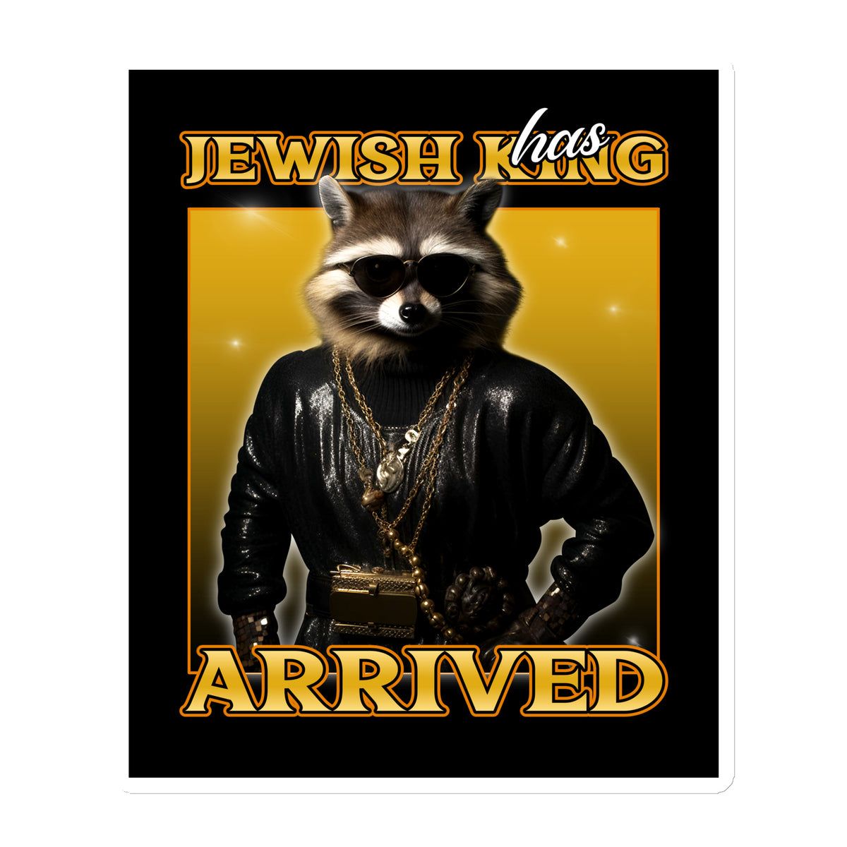 Mr Racoon | Die-Cut Magnet Jouparty