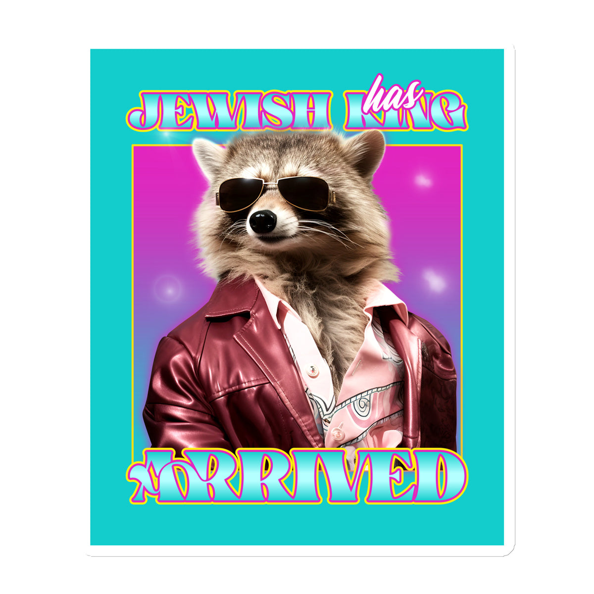 Mr Racoon | Die-Cut Magnet Jouparty