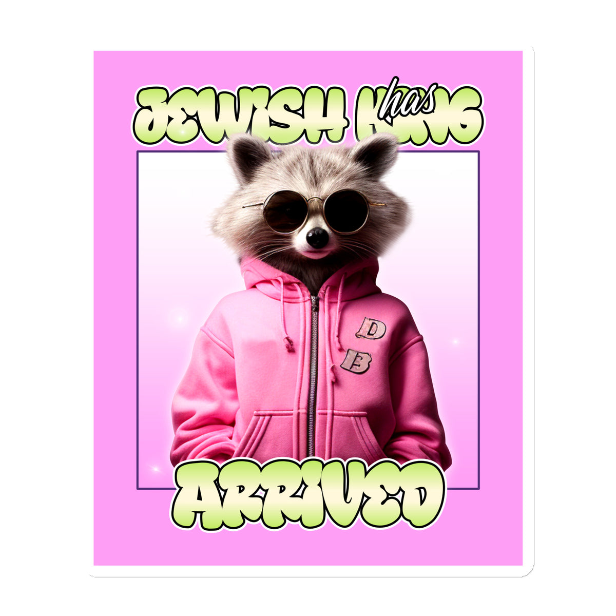 Mr Racoon | Die-Cut Magnet Jouparty