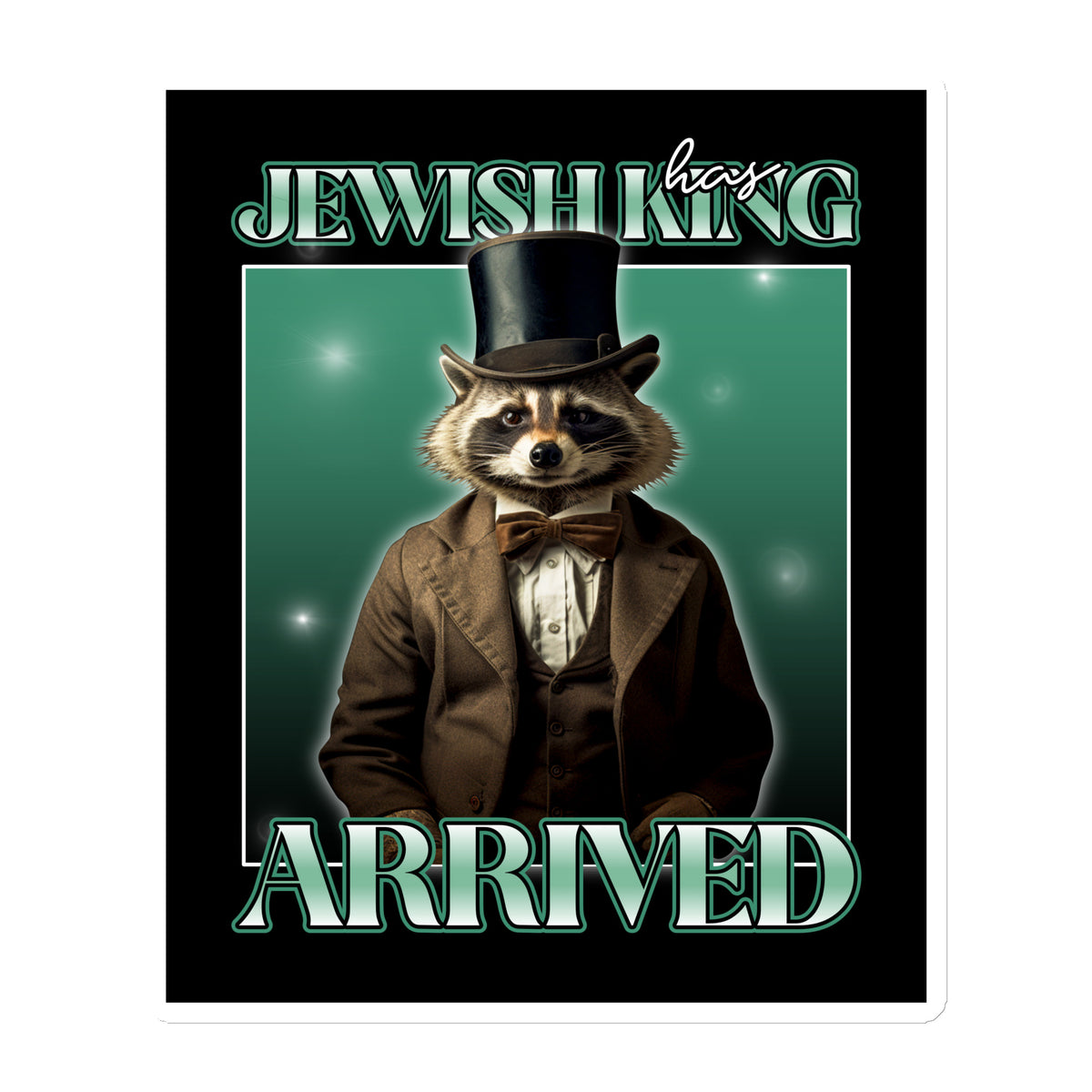 Mr Racoon | Die-Cut Magnet Jouparty