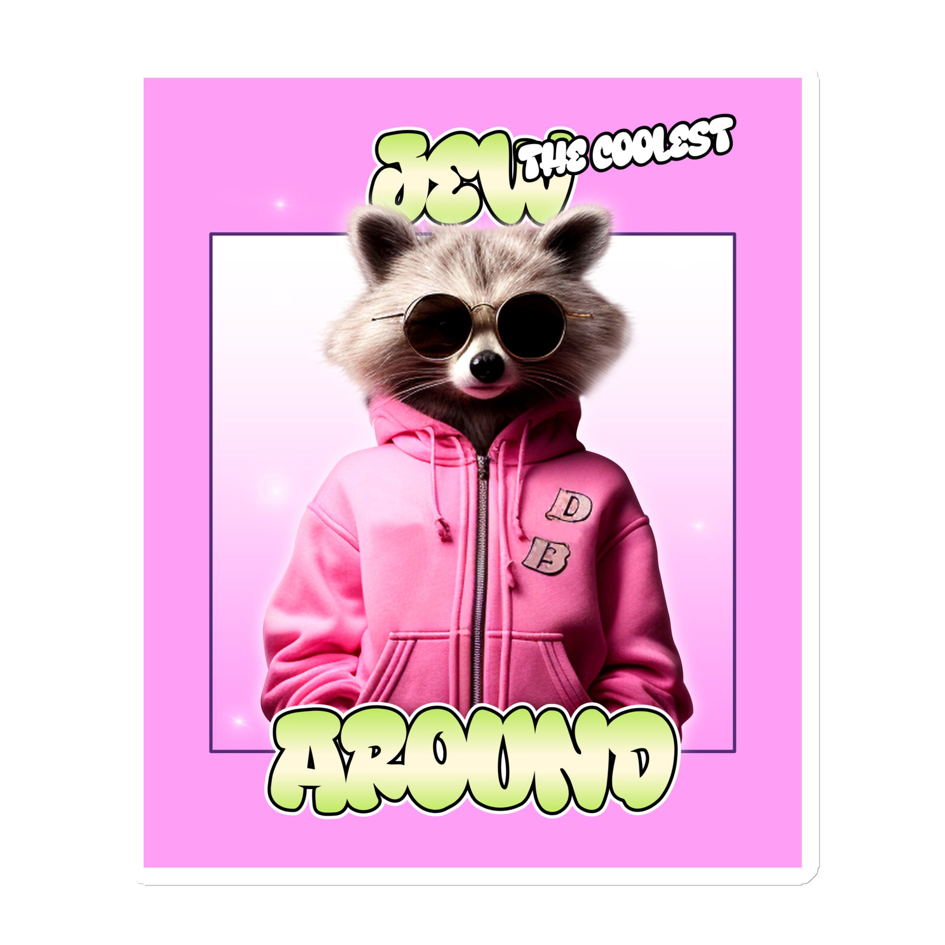 Mr Racoon | Die-Cut Magnet