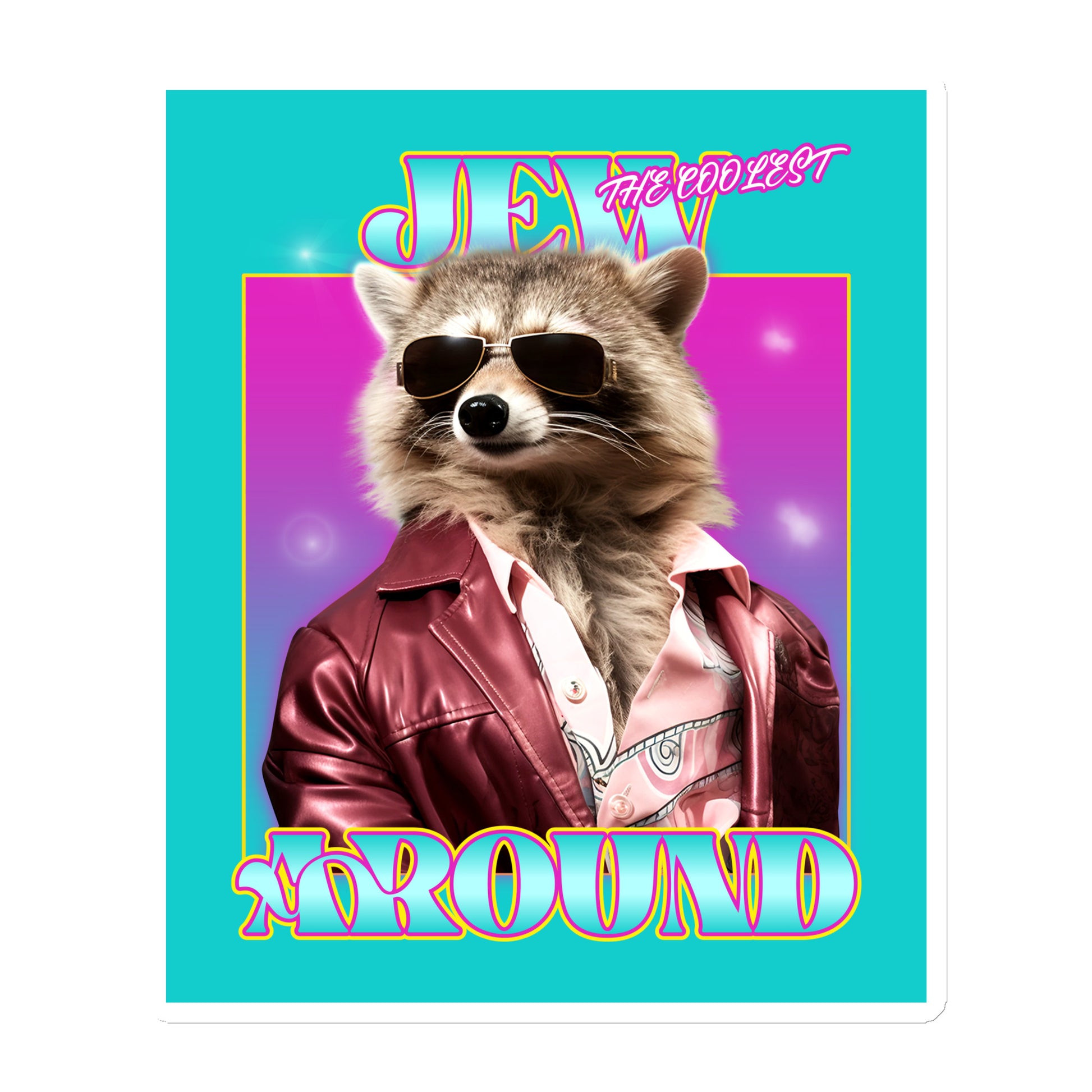 Mr Racoon | Die-Cut Magnet