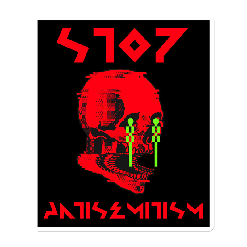 Red Fight | Antisemitism | Die-Cut Magnet