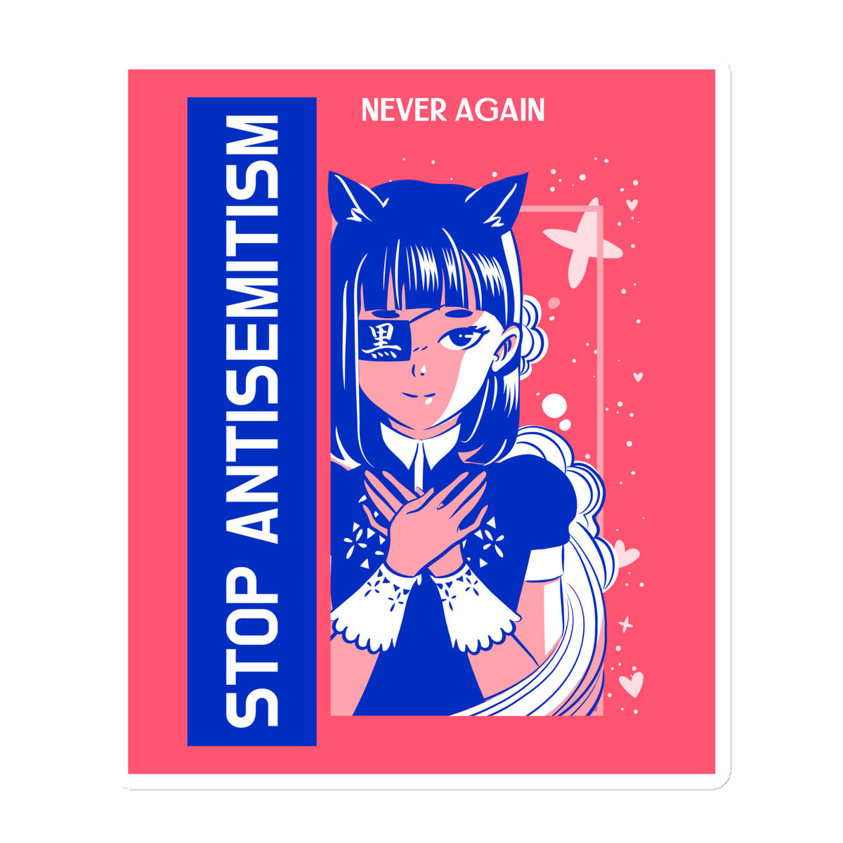 Girl Book | Antisemitism | Die-Cut Magnet Jouparty