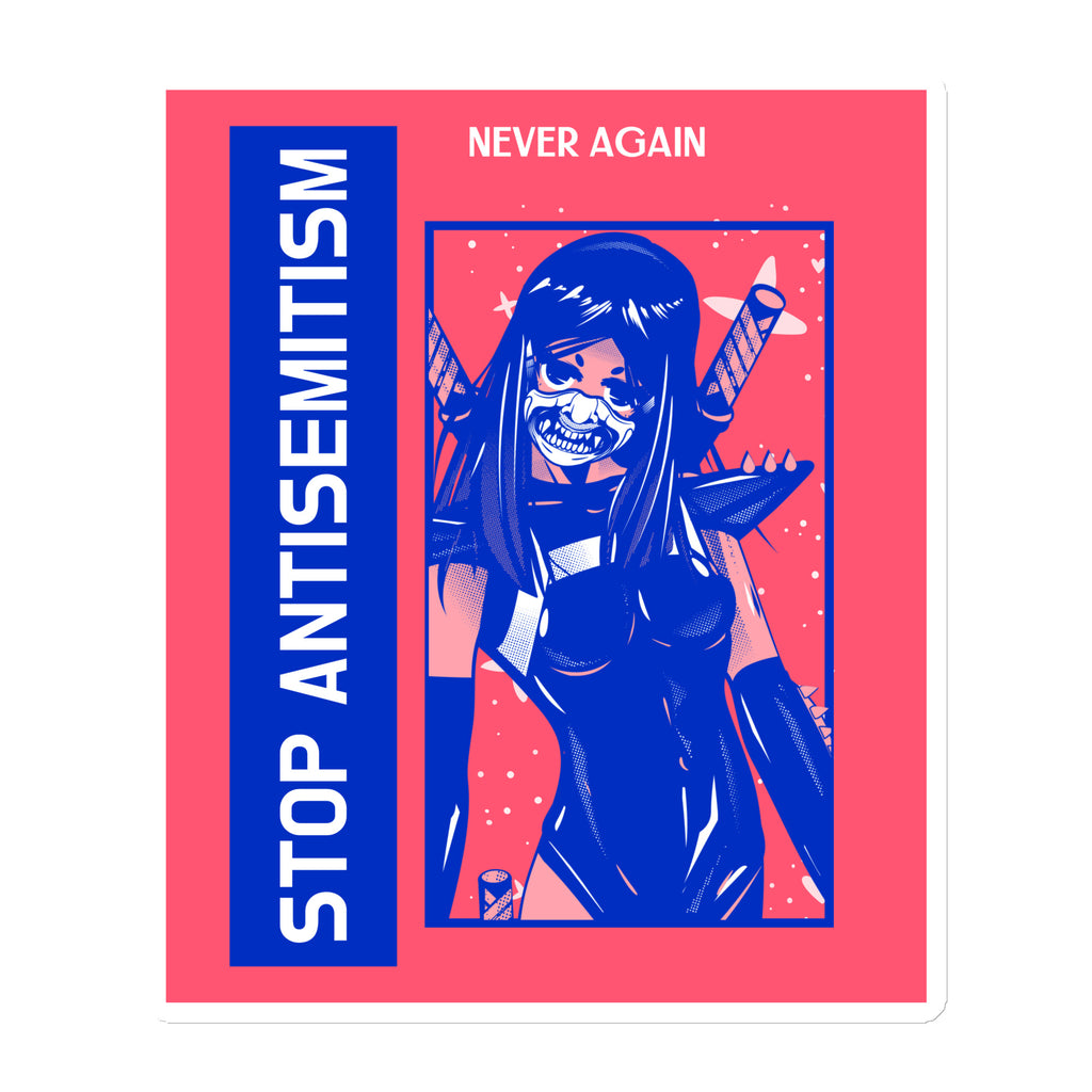 Girl Book | Antisemitism | Die-Cut Magnet