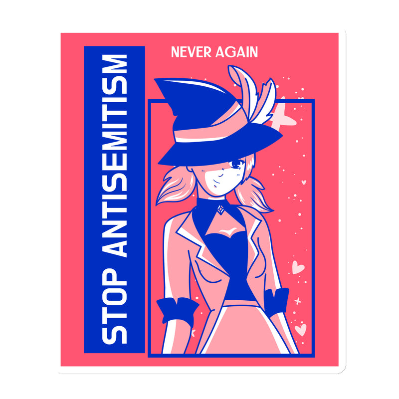 Girl Book | Antisemitism | Die-Cut Magnet