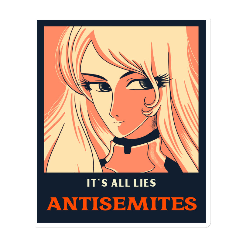 Anime Hero | Antisemitism | Die-Cut Magnet