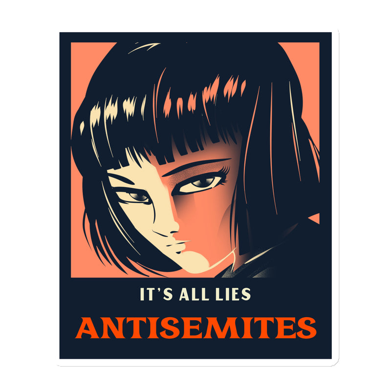 Anime Hero | Antisemitism | Die-Cut Magnet