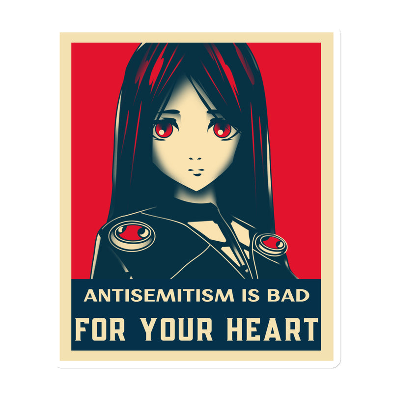 Anime Hero | Antisemitism | Die-Cut Magnet
