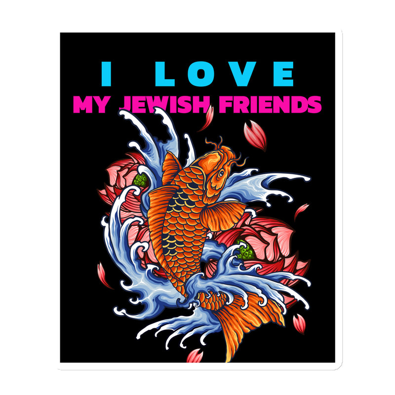 I Love My Jewish Friends | Die-Cut Magnet