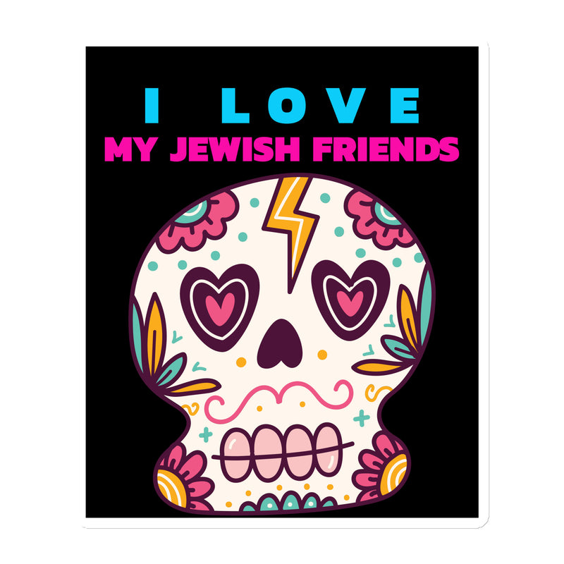 I Love My Jewish Friends | Die-Cut Magnet