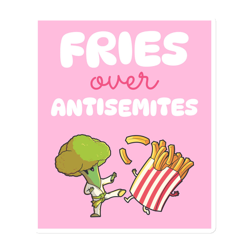 Fries Over Antisemites | Die-Cut Magnet
