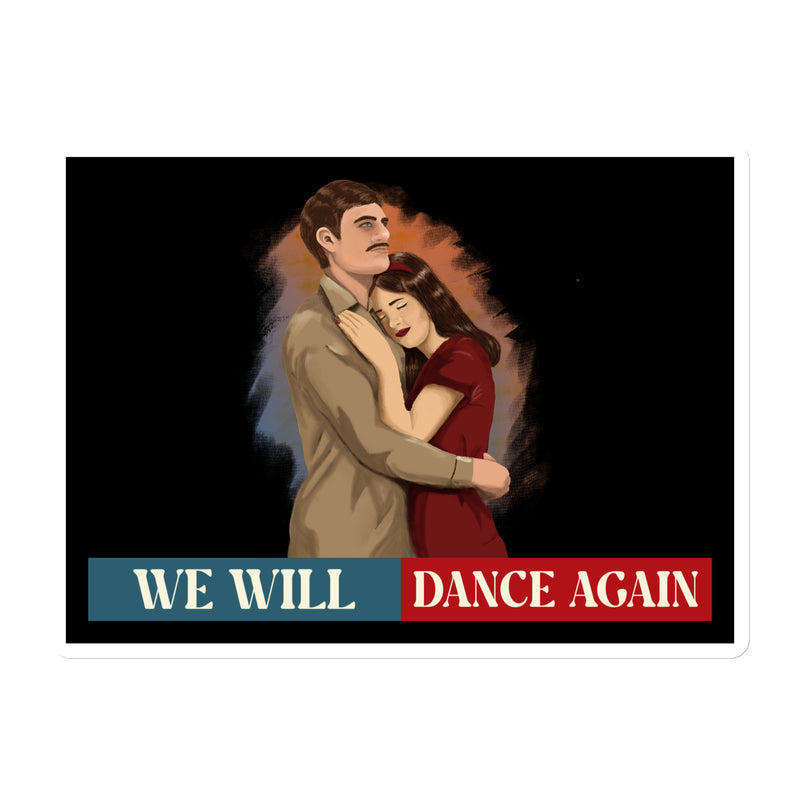 We Will Dance Again | Retro Edition | Die-Cut Magnet