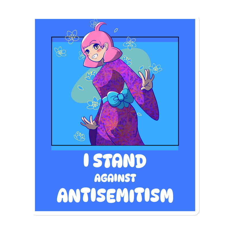 I Stand Against Antisemitism | Die-Cut Magnet