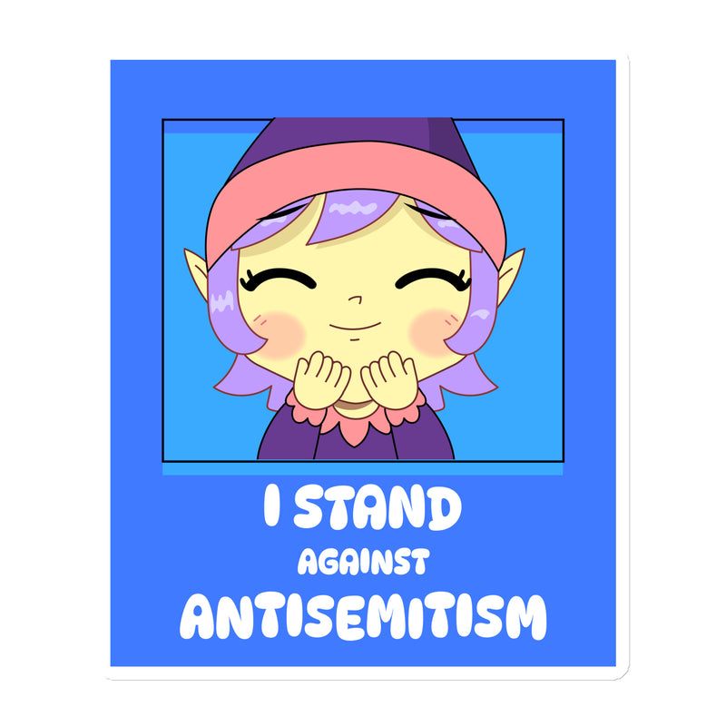I Stand Against Antisemitism | Die-Cut Magnet