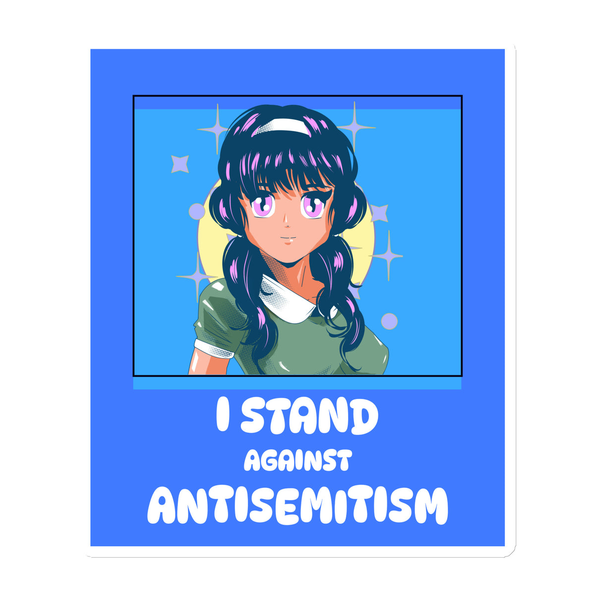 I Stand Against Antisemitism | Die-Cut Magnet Jouparty