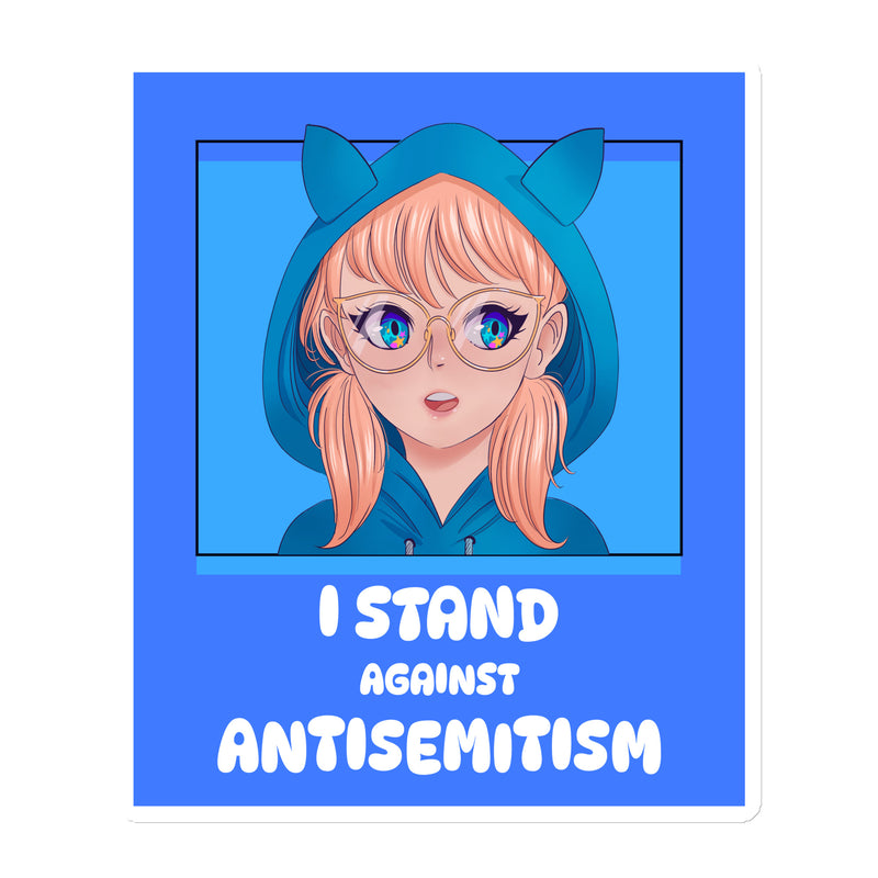 I Stand Against Antisemitism | Die-Cut Magnet