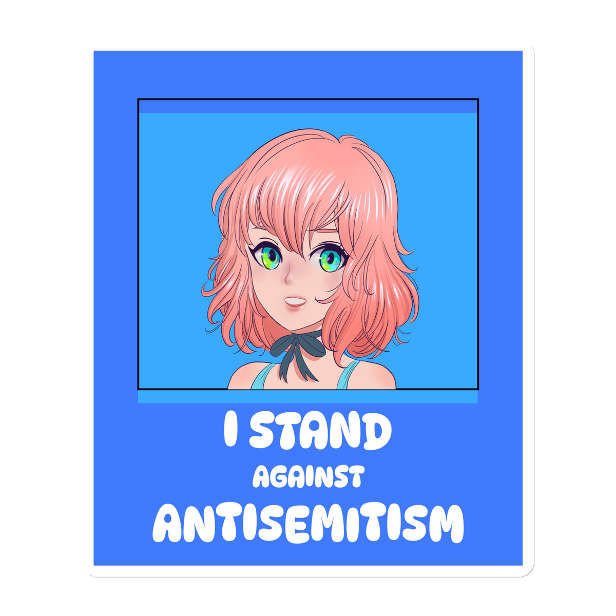 I Stand Against Antisemitism | Die-Cut Magnet Jouparty