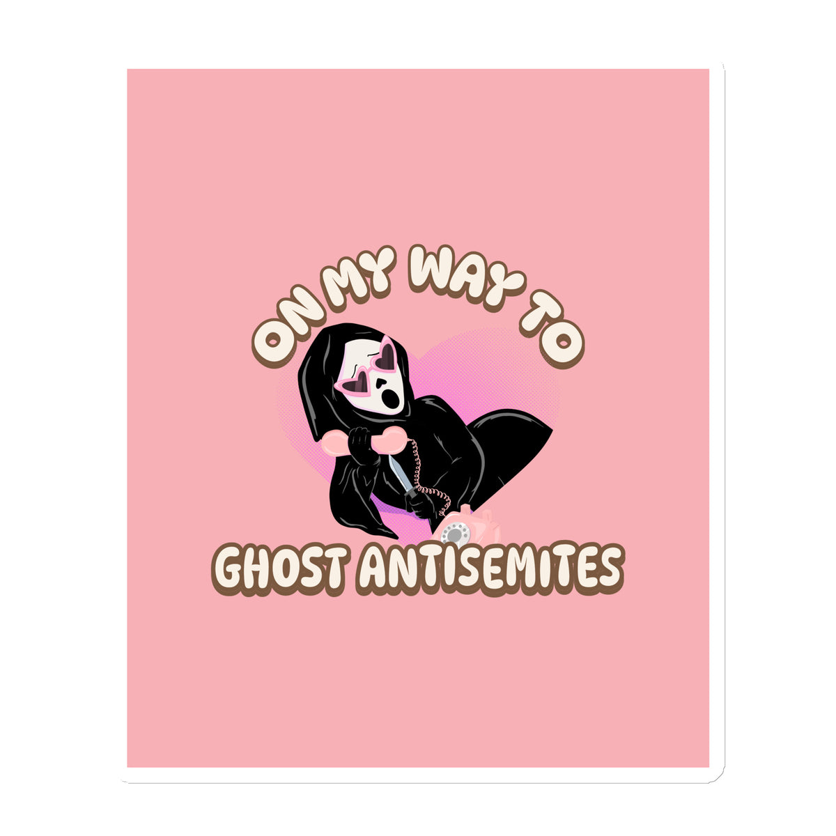 Ghost Antisemites | Die-Cut Magnet Jouparty