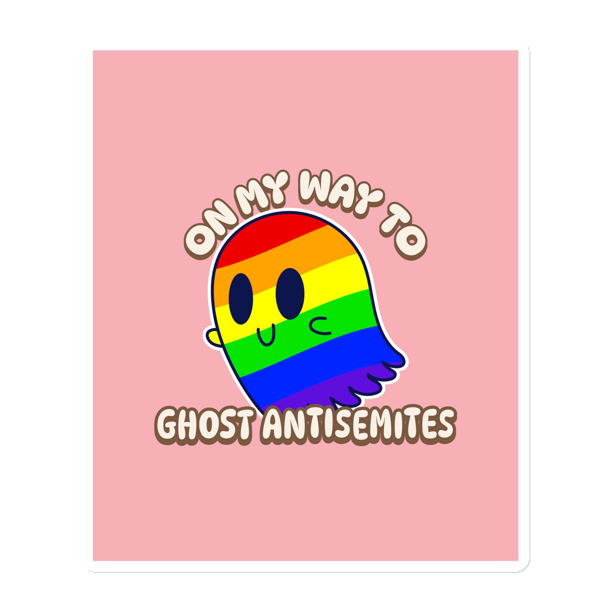 Ghost Antisemites | Die-Cut Magnet