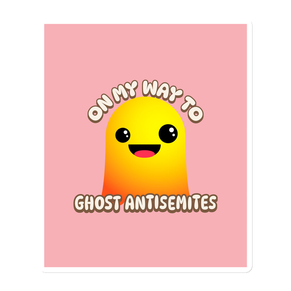 Ghost Antisemites | Die-Cut Magnet Jouparty