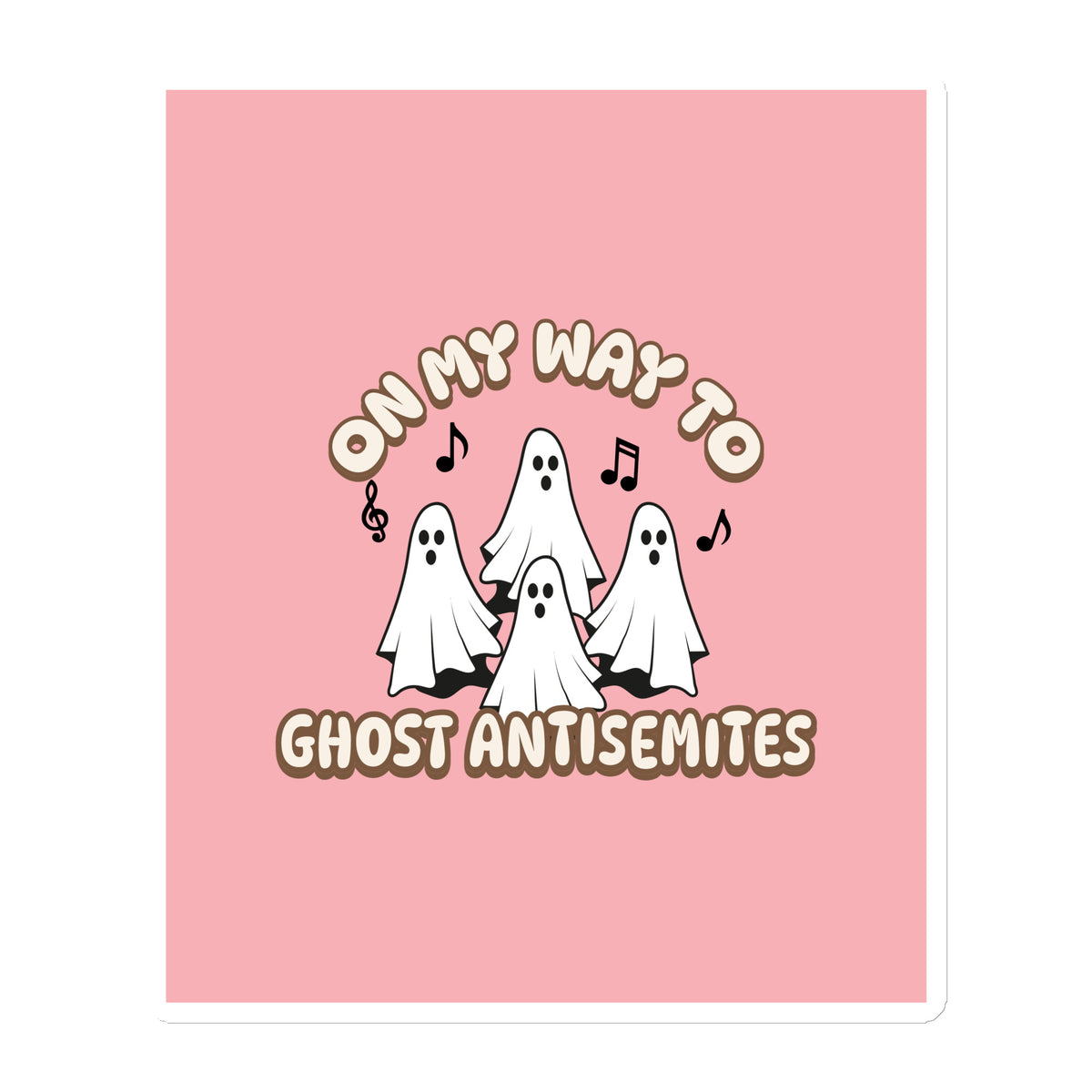 Ghost Antisemites | Die-Cut Magnet Jouparty