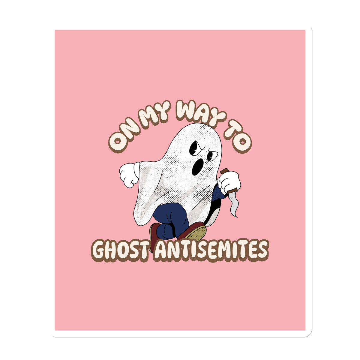 Ghost Antisemites | Die-Cut Magnet Jouparty