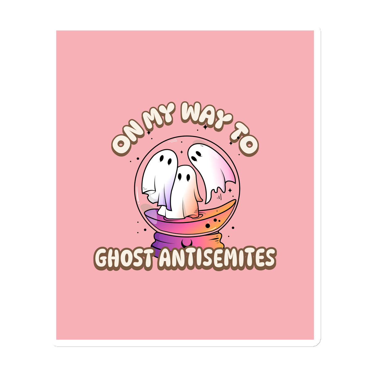 Ghost Antisemites | Die-Cut Magnet Jouparty