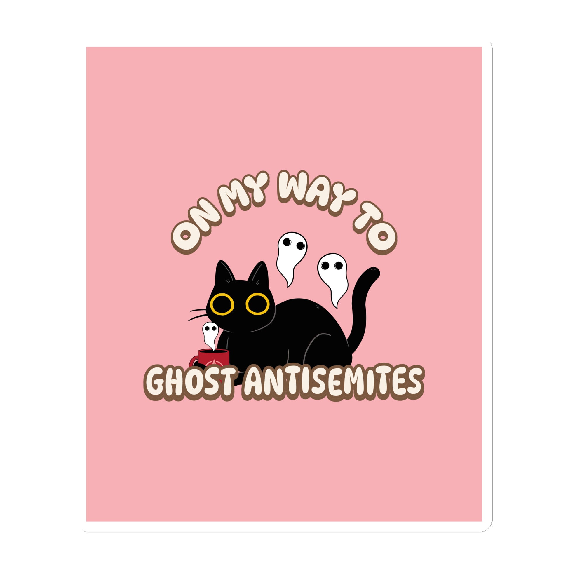 Ghost Antisemites | Die-Cut Magnet