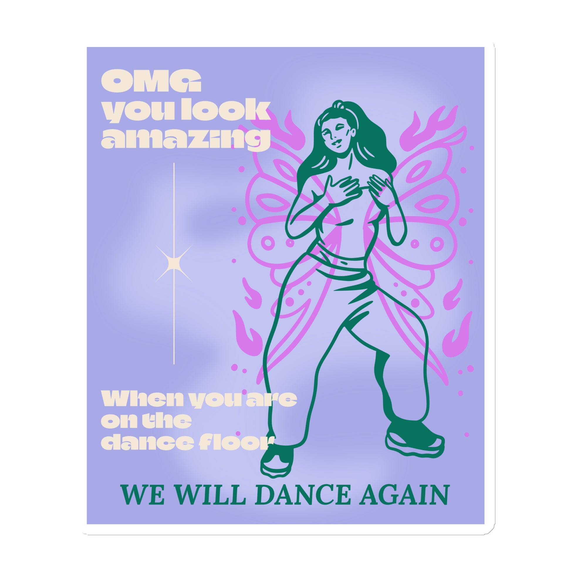 We Will Dance Again Party | Die-Cut Magnet Jouparty