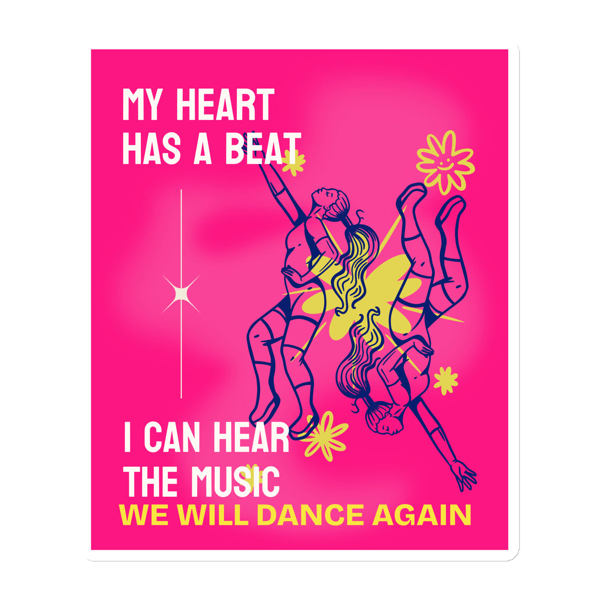 We Will Dance Again Party | Die-Cut Magnet Jouparty