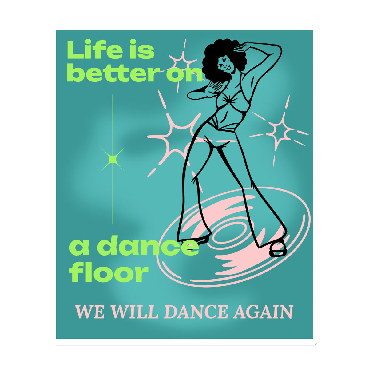 We Will Dance Again Party | Die-Cut Magnet Jouparty
