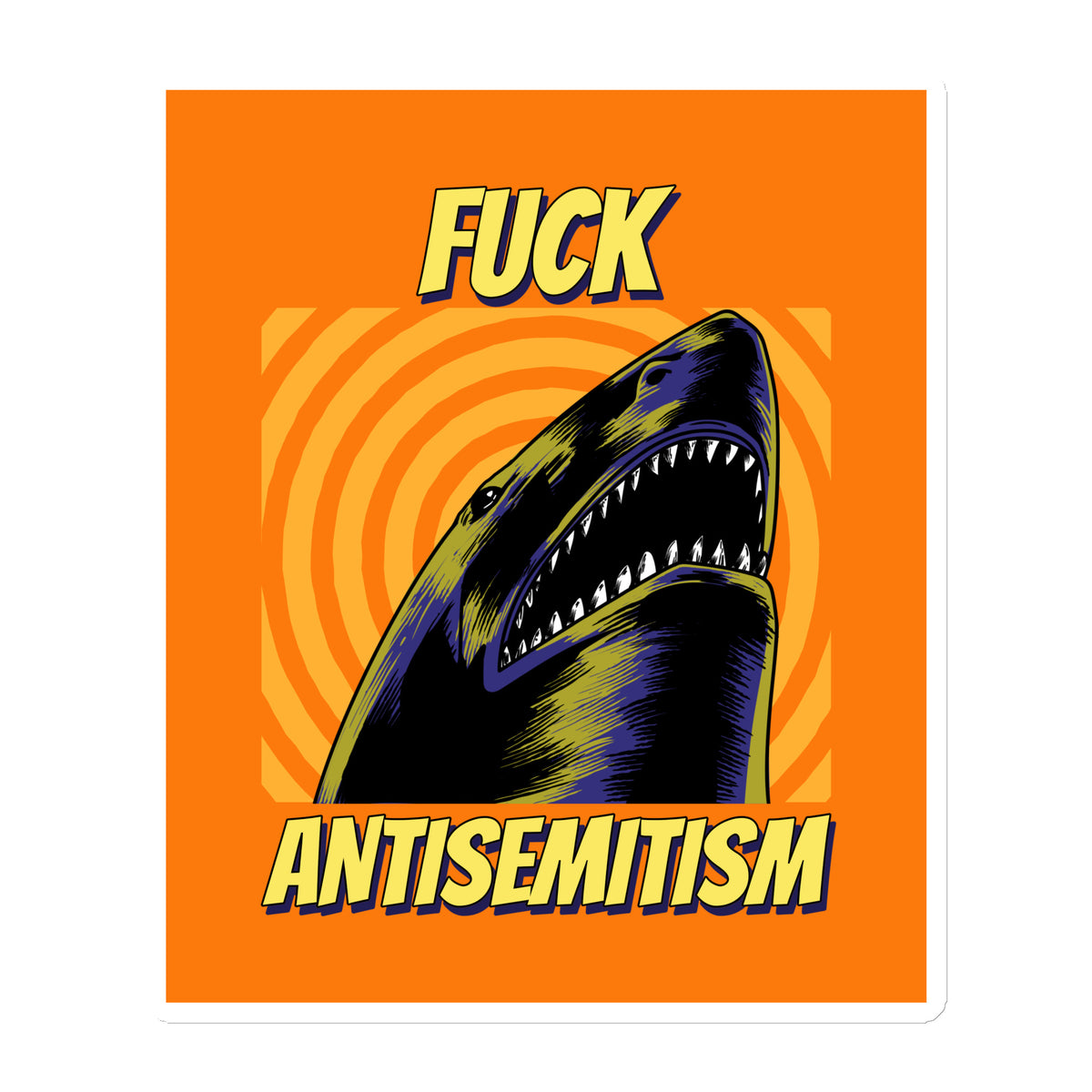 Battle Antisemitism | Die-Cut Magnet Jouparty