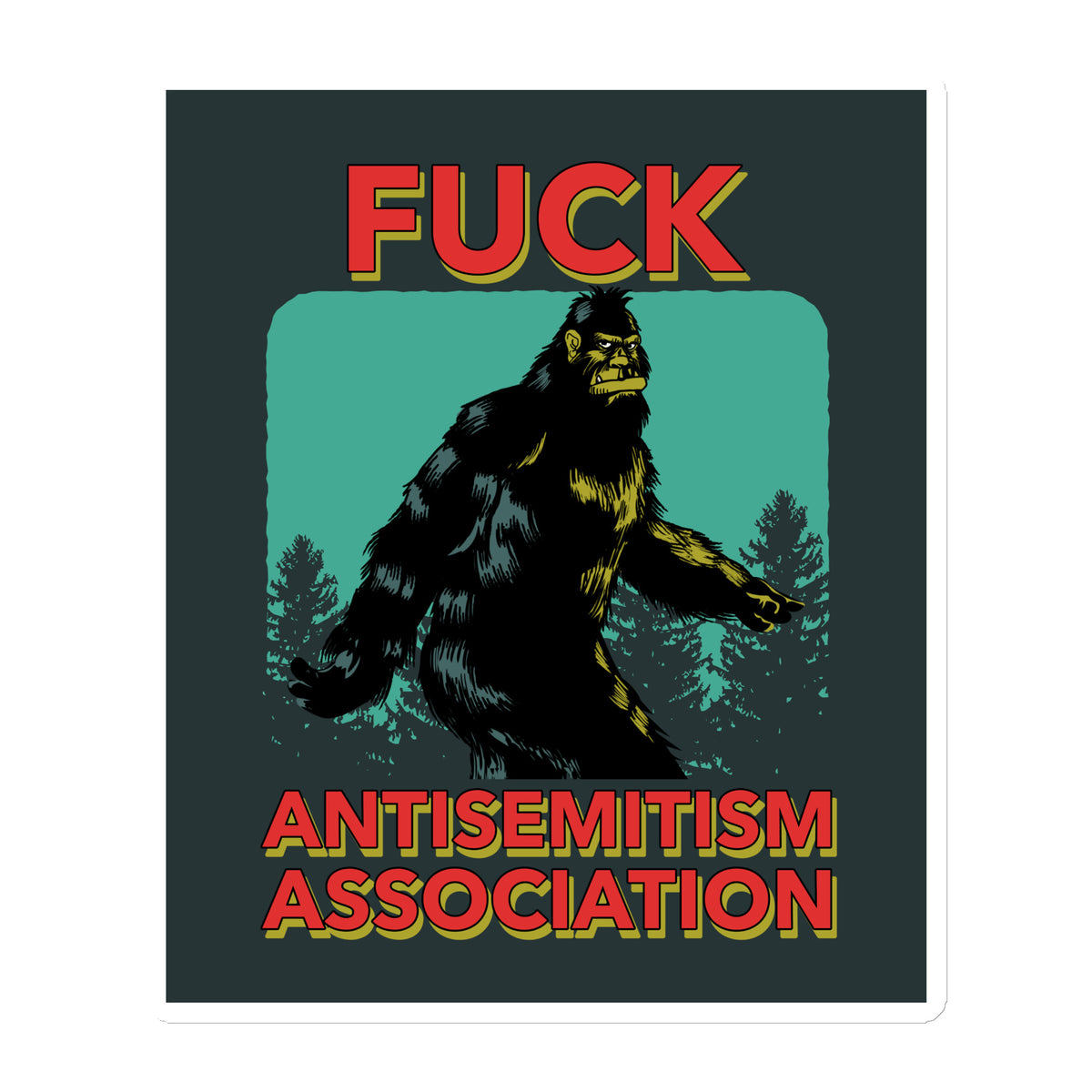 Battle Antisemitism | Die-Cut Magnet Jouparty